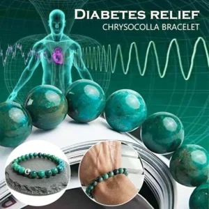 6/8/10mm Chrysocolla Malachite Bracelet Women Natural Stone Beads Bracelet Diabetes Relief Bracelet Healing Lose Weight Jewelry - Image 3