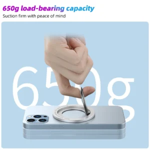 Cellphone Magnetic Holder for Magsafe Mobile Phone Folding Metal Stand Strong Magnet Bracket for iPhone 16 15 14 pro/plus Xiaomi - Image 4