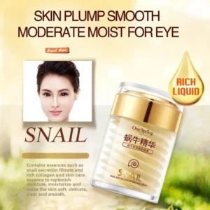 Skincare Set Snail Collagen Cream Anti Aging Whiten Skin Face Cream Fade Dark Eye Circles Remove Eye Bags Eye Serum - Image 2