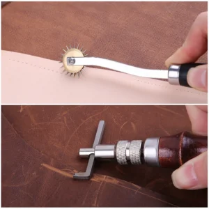KRABALL Leather Craft Tool Kit Leather Hand Sewing Repair Kit Stitching Punch Carving Work Groover Set DIY Tool Set Professional - Image 6