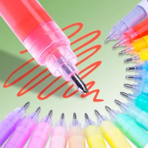 12 colors/box direct liquid hardhead high-gloss acrylic marker, suitable for student notebook writing, DIY painting and graffiti - Image 4