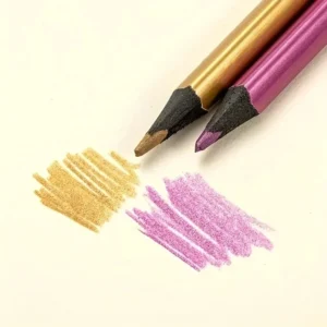 12 Color Metallic Colored Pencils Drawing Sketching Set Painting Coloring Colour Pencils Profession Art Supplies For Artist - Image 5