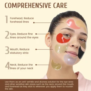 Caffeine Collagen Under Eyes Patches Lighten Dark Circles Bags Puffiness Fine Lines Wrinkle Nourish Eye Skin Care Eye Mask 60pcs - Image 6