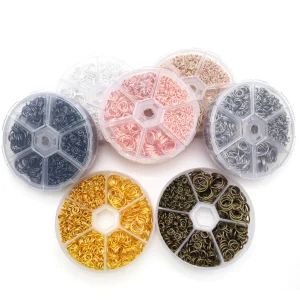About 1000Pcs 6 Different Sizes Open Jump Rings,4mm 5mm 6mm 8mm 10mm 12mm with 1Pc Jump Ring Open/Close Tool for DIY Crafts Gift - Image 5