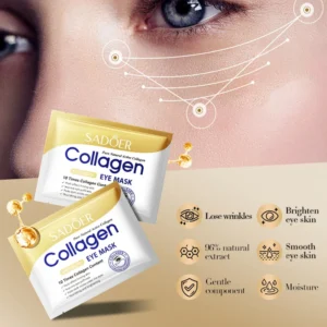 1-10pcs Crystal Collagen Eye Mask Anti Dark Circles Remove Eyes Bags Moisturizing Eyes Patches Gel Masks Skin Care - Image 3
