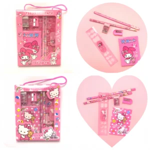 Sanrio Hello Kitty My Melody Kuromi Cinnamoroll stationery gift box back-to-school gift stationery gift set Christmas gift - Image 3