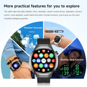 2025 New Watch 5 MAX Smart Watch HD AMOLED Screen NFC GPS Tracker Bluetooth Call Waterproof Sports Health Smartwatch Men Women - Image 6