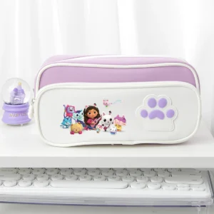 Gabby Dollhouses Girls Pencil Case Pen Bag Large Capacity Korean Organizer Pouch Student Back To School Supplies Stationery Gift - Image 2