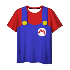 Super Mario T-shirt Boys Cartoon Top T-shirt Boys Dragon Ball T-shirt Children's Summer Short sleeved Children's T-shirt - Image 5