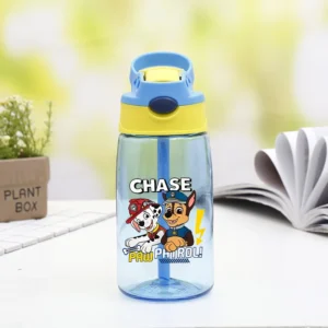 Paw Patrol Water Cup with Draw for Boys Girls Anime Cartoon Cute Cups Students Portable Sports Water Bottle Children Kawaii Cup - Image 3