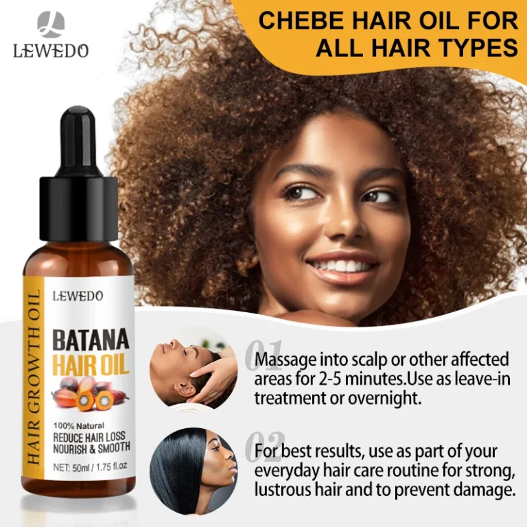 Lewedo Naturals Batana Oil Fast Hair Growth for Men Women Pure Batana Oil Nourish Shiny Hair Healthy Hair Care Anti Hair Loss - Image 5