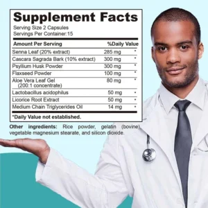 Gut and Colon Cleanse & Detox for Weight Loss-15 Day Quick Cleanser - Capsules Supplement to Flush Toxins&Boost Energy for Adult - Image 3