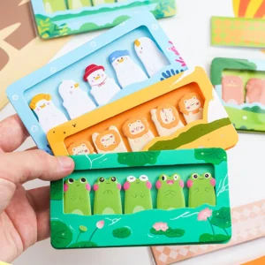 150 Sheets Creative Animal Sticky Notes Student Classified Indexing Stickers Bookmarks Memo Stationery - Image 3