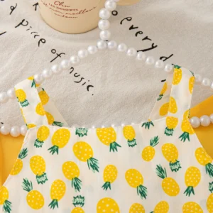 Baby Girl Clothes Summer Butterfly Wings Halter Spot Pattern Cute Baby Girl Dress Casual Beach Girl Kid's Dress - Image 3
