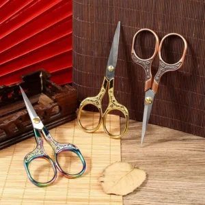 Stainless Steel Scissor Fabric Thread Sewing Scissor Colorful Handicraft Household Embroidery Sewing Shears Embroidery Scissors - Image 2