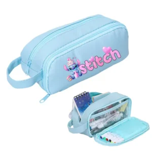 Lilo & Stitch Kawaii Pencil Case Disney Fashion Large Capacity Pen Pouch Pencil Bag Boy Girl Cartoon Anime Cute Stationery Bags - Image 4