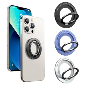 Cellphone Magnetic Holder for Magsafe Mobile Phone Folding Metal Stand Strong Magnet Bracket for iPhone 16 15 14 pro/plus Xiaomi