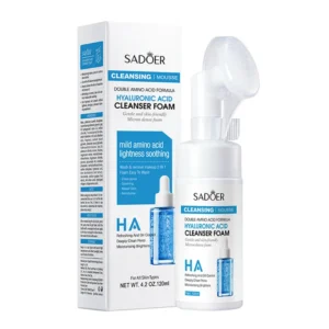 SAODER Q10 Vitamin C Facial Cleanser Face Wash Foam Facial Cleansing Mossee Moisturizing Brightening Facial Skin Care Products - Image 6