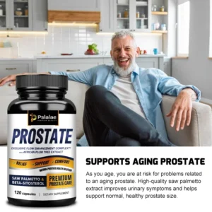 Prostate - Urinary Tract Health, Relieve Frequent Urination, Hair Growth, Bladder Support Capsules - Image 6
