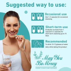 Gut and Colon Cleanse & Detox for Weight Loss-15 Day Quick Cleanser - Capsules Supplement to Flush Toxins&Boost Energy for Adult - Image 6