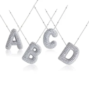 A-Z Alphabet Stainless Steel SilveryPendant with letter A for Women Chain Initial Letter Clavicle Necklaces Collar Jewelry - Image 5