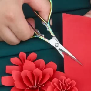 Stainless Steel Scissor Fabric Thread Sewing Scissor Colorful Handicraft Household Embroidery Sewing Shears Embroidery Scissors - Image 3