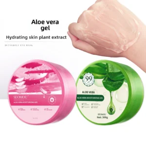 300g Aloe Vera Gel Hydrating and Moisturizing After Sun Exposure Refreshing and Non-greasy Red pomegranate Aloe Vera Gel