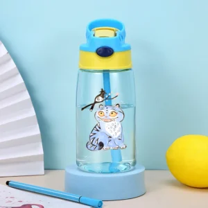 K-pop Demon Hunters Kawaii Water Cup with Draw for Boys Girls Anime Fashion Cups Students Portable Sports Water Bottle Kids Gift - Image 3