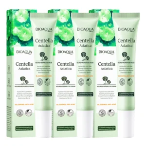 1/2/3pcs BIOAQUA Centella Asiatica Eye Cream Anti Dark Circles Removal Eye Bags Moisturizing Firming Eyes Creams Skin Care