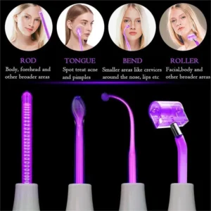 Professional 4-in-1 LED Therapy Mask & Argon Light Facial Device - Acne Treatment, Anti-Aging, Skin Rejuvenation Beauty Machine - Image 5