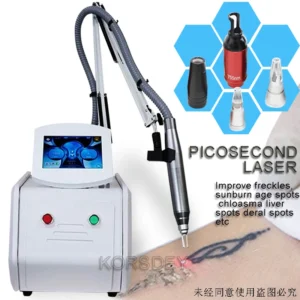 Picosecond Acne Removel Dark Circles Skin Rejuvenation Q Switched Tattoo Removal Nd Yag Laser Picolaser Machine - Image 2