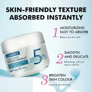 5 Seconds Retinol Anti-Wrinkle Cream Instant Anti Aging Line Fade Cream Firming Face Fine Skin Moisturizing Care Lifting Cream - Image 6