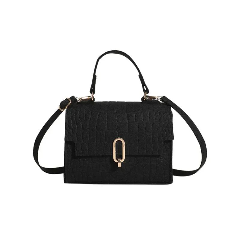 Retro Minimalist Small Square Bag Individual Beauty Shoulder Bag Summer New Trend Crossbody Handbag Soft Felt Material - Image 5