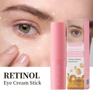 KORMESIC Retinol Eye Cream Stick Collagen Wrinkle Lightening Dark Circles Firming Bags Puffiness Moisturizing