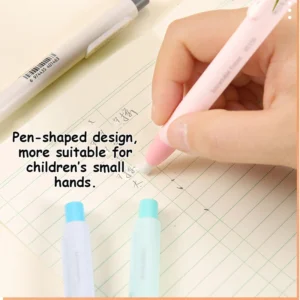 Retractable Pencil Eraser Pencil Rubber Eraser Correction Supplies Writing Correction School Stationery Office Supplies - Image 3