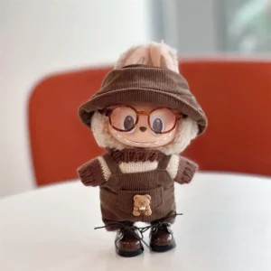 17cm labubu clothes outfit Plush doll clothes Macaron Cute Clothing DIY Kid Gift Dog Clothes Hair accessories v1 v2 clothes - Image 6