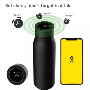 Tuya Bluetooth Smart Water Cup LCD Temperature Display Water Consumption Record Keep Warm Bottle Works With Tuya Smart Life APP - Image 4