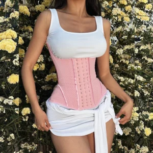 Pink Women Waist Trainer Neoprene Body Shaper Belt Slimming Sheath Belly Reducing Shaper Tummy Sweat Shapewear Workout