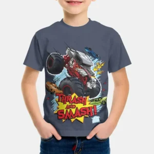 Hot Wheels Print Baby Clothing 3 to 14 Years Male Outdoor Clothes for Disneys Children Boy Girl Child T-Shirt Top Shirts - Image 6