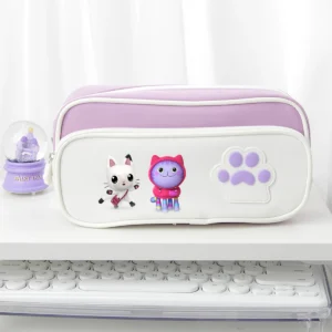 Gabby Dollhouses Girls Pencil Case Pen Bag Large Capacity Korean Organizer Pouch Student Back To School Supplies Stationery Gift - Image 3
