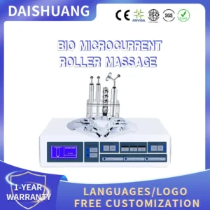 2025 BIO Microcurrent Facial RollerAnti-Aging Face Lifting Dark Circles Reduction Machine with Multi-Function Massage Technology