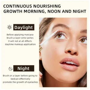 Natural Eyelash Growth Serum 15 Days Fast Eyelashes Enhancer Longer Thicker Fuller Lashes Eyebrows Lift Eye Care Products Makeup - Image 5