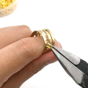 About 1000Pcs 6 Different Sizes Open Jump Rings,4mm 5mm 6mm 8mm 10mm 12mm with 1Pc Jump Ring Open/Close Tool for DIY Crafts Gift - Image 4