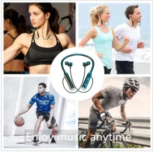 Wireless Bluetooth Earphones Neckband Headphones Gaming Stereo Sports Headset Halter Waterproof Magnetic Earbud with LED Display - Image 5