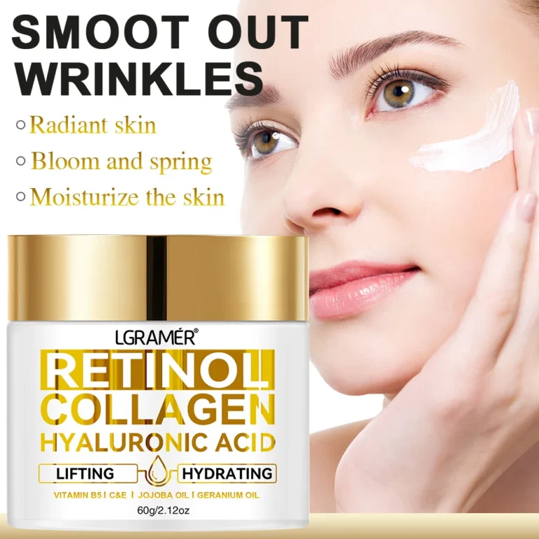 Retinol Face Cream Moisturizing Wrinkle Remover Collagen Hyaluronic Acid Creams Skin Care Cosmetic for Women&Men - Image 2