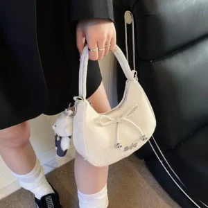 Fashionable Butterfly Knot Women's Crossbody Bag Underarm Single Shoulder Commuter Bag Stylish Versatile New Arrival