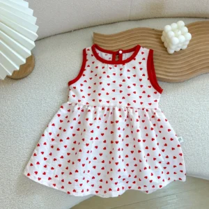 Fashion Printed Sleeveless Girls Dress Newborn Princess Dress Baby Girls Clothes Baby Girl Leisure Dress Baby Clothing - Image 6
