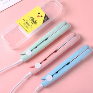 Hair Straightener Flat Iron 2 in 1 Mini Bangs Hair Straightener Beauty Flat Iron Heating Curler Ceramic Tourmaline Plate - Image 4