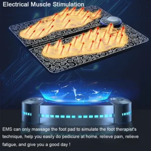 Remote EMS Foot Massager Pad Portable Electric Muscle Stimulation Massage Mat Improve Blood Circulation Relief Pain Relax Feet - Image 2