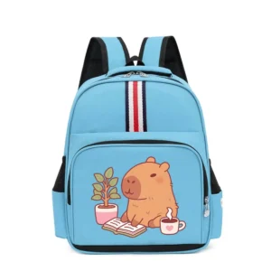 Cute Capybara School Backpack For Children Teeneger Large Schoolbags Boys Girls Student Book Bags Cartoon Capybara Bags Gifts - Image 5